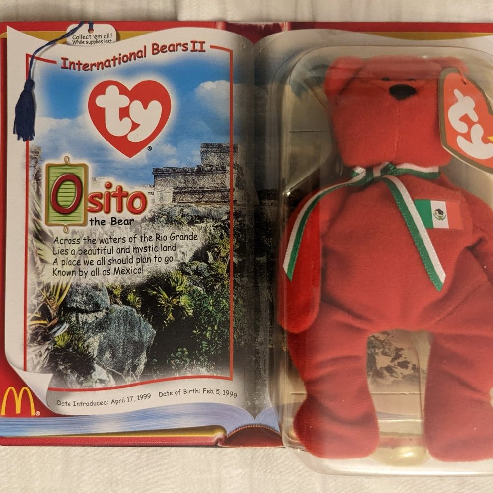 Ty Beanie Babies Osito The Bear - Mcdonalds